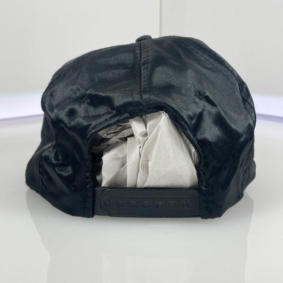 Chicago Bulls World Champions 1991 Black Vintage Nylon Ama Pro Hat Cap SnapBack - Picture 4 of 7